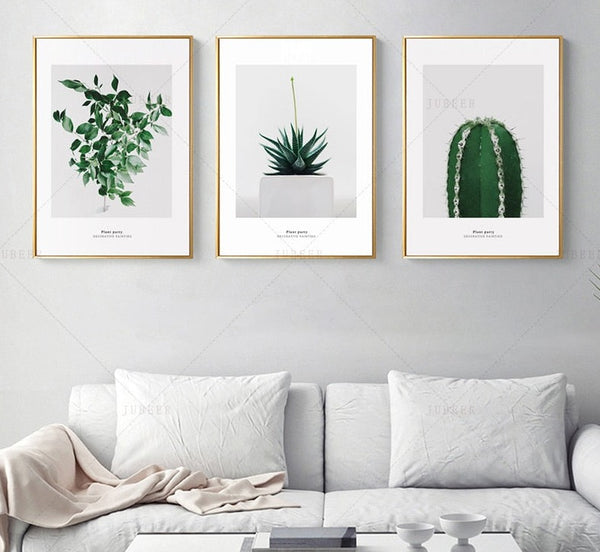 Cactus Art on Canvas